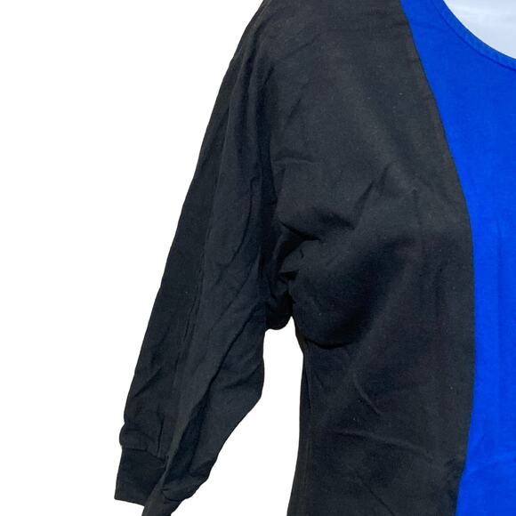 Urban Outfitters Short Sleeved Sweatshirt Top Color Block Dolman Sleeves XS - Picture 11 of 14